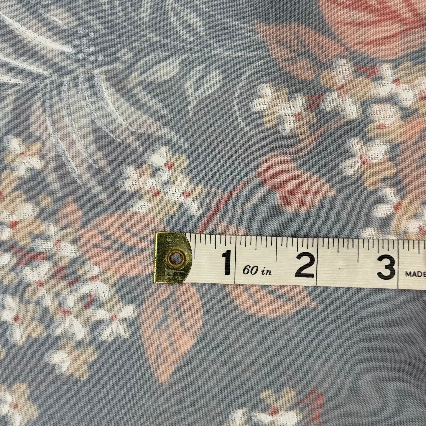 Lightweight Pastel Floral Cotton: 3 yds