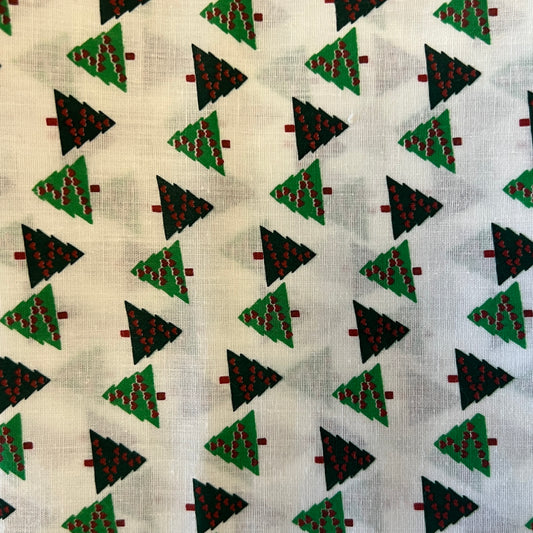 Two Tone Trees Cotton: 1 yd