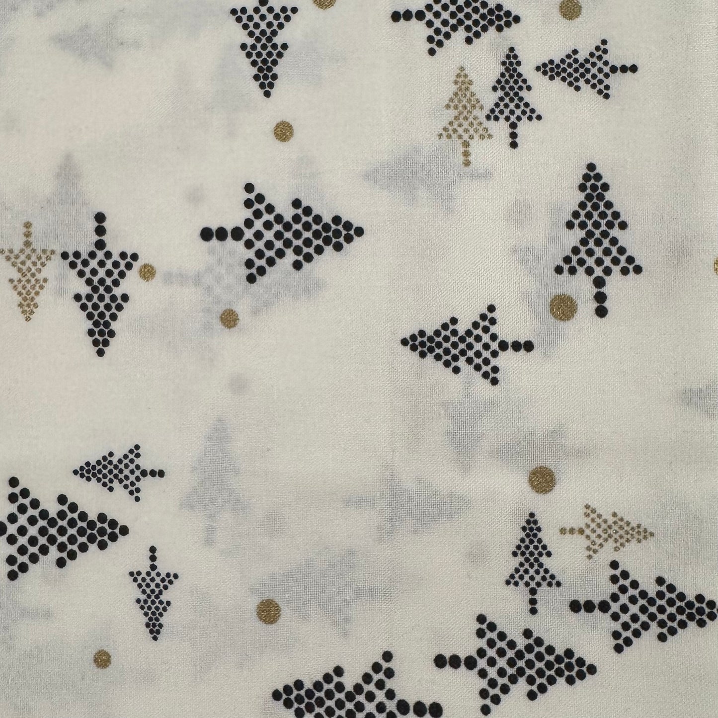 Pointillism Trees Cotton: 1 yd