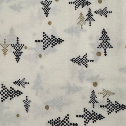 Pointillism Trees Cotton: 1 yd