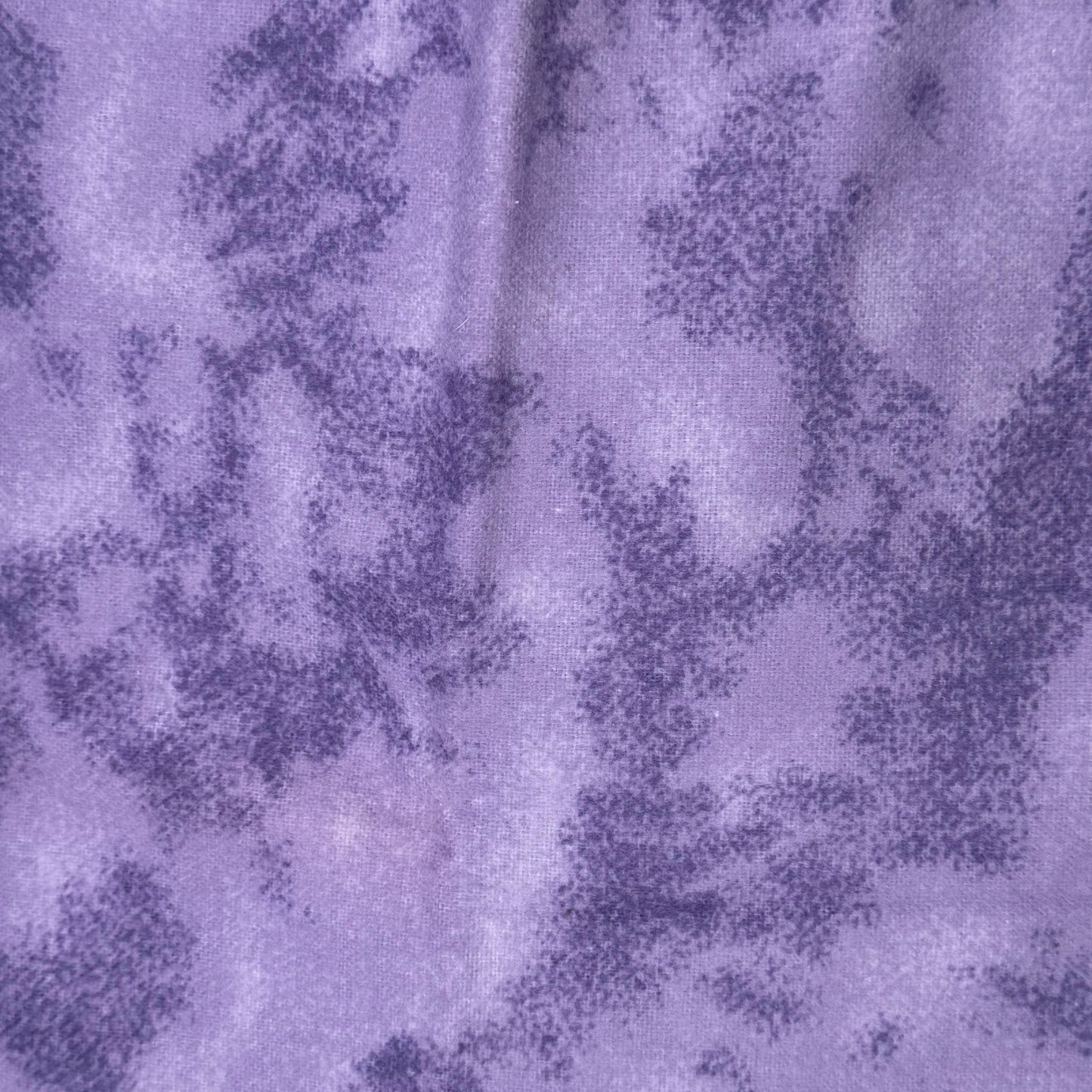 Two Tone Purple Brushed Cotton Blend: 1 yd