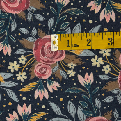 Brush Strokes Floral Cotton: 3 yds