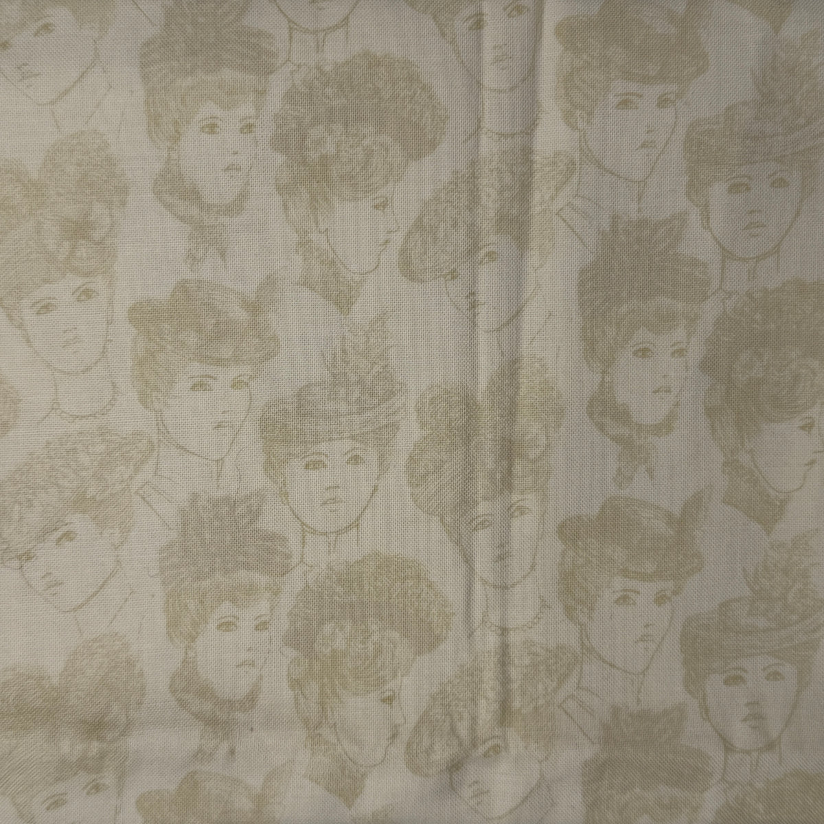 Subtle Victorian Ladies Cotton: 1 yd