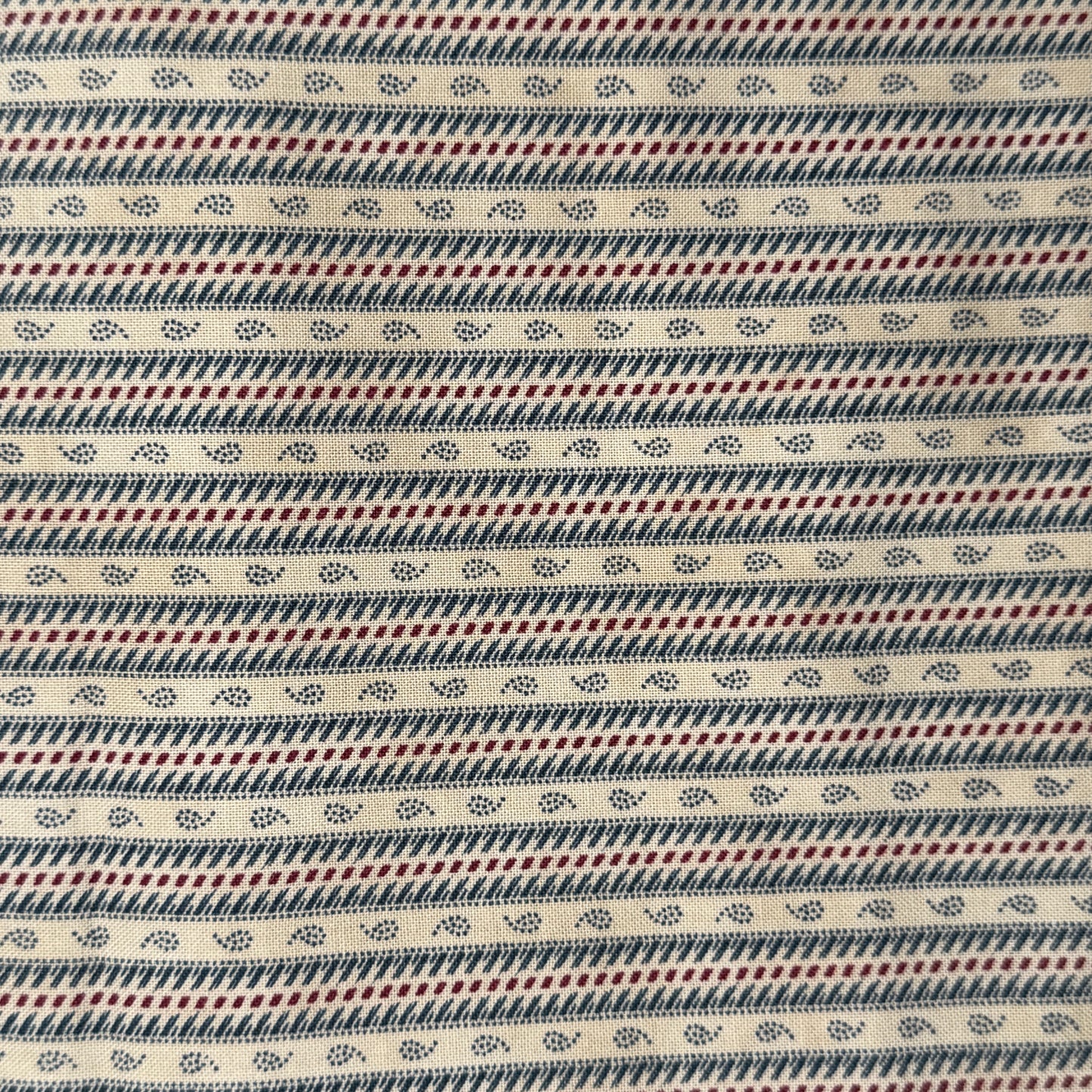 Red, White & Blue Stripes Cotton: 4 yds