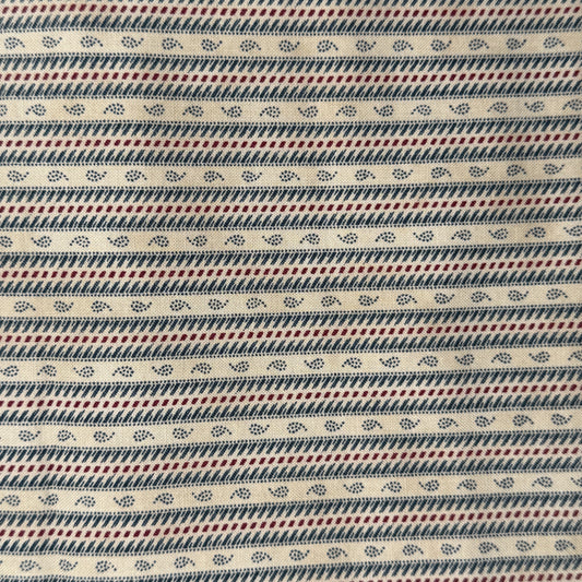 Red, White & Blue Stripes Cotton: 4 yds