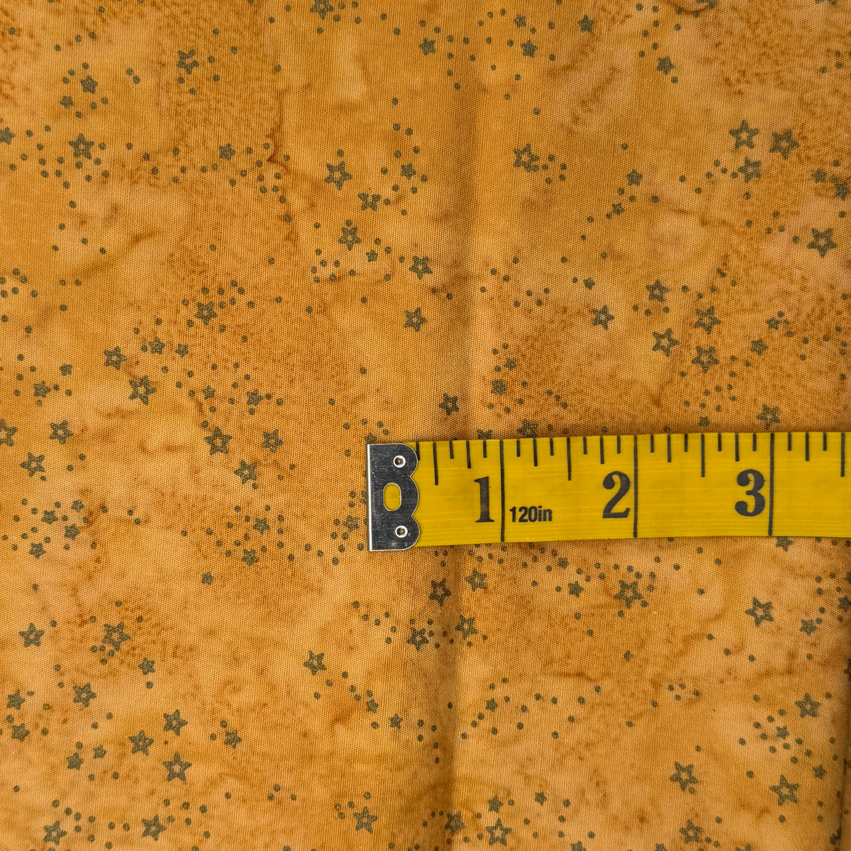 Golden Stars in the Sky Cotton: 1 yd