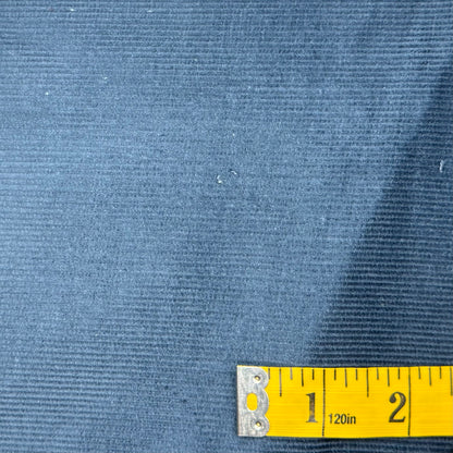 Blue Medium Wale Corduroy: 1.5 yds