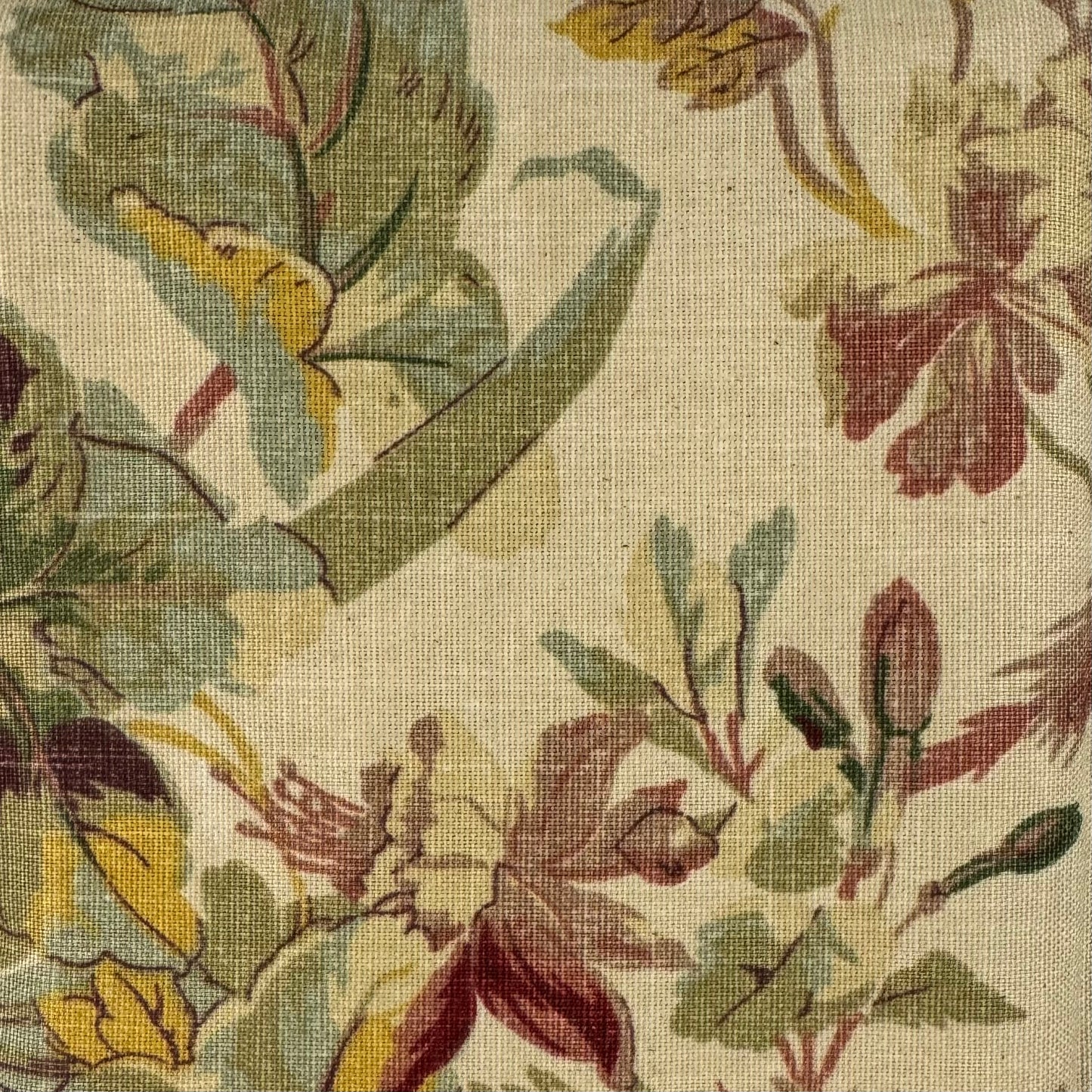 Tropical Floral Cotton Blend Home Decor: 3 yds