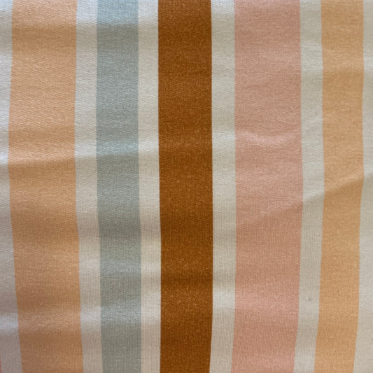 Sherbet Stripe Jersey: 2 yds