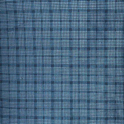 Blue Plaid Cotton: 2 yds