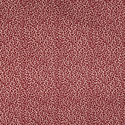Red Micro Branches Cotton: 2.25 yds