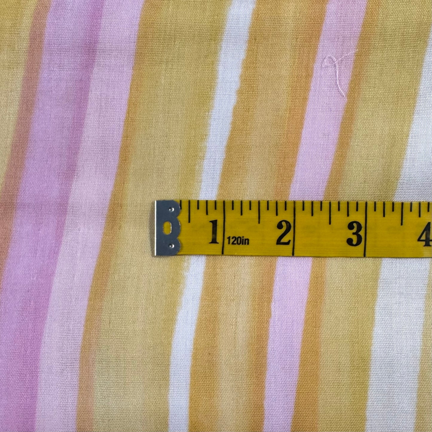 Purple, Pink & Yellow Brush Strokes Lightweight Cotton Blend: 1.5 yds