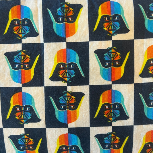 Rainbow Vader Cotton Blend: 3.5 yds