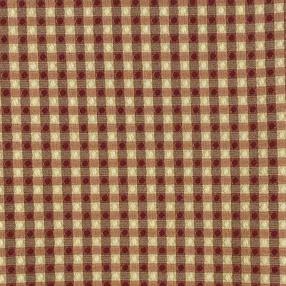 Red & Gold Checkered Home Decor: 1.75 yds