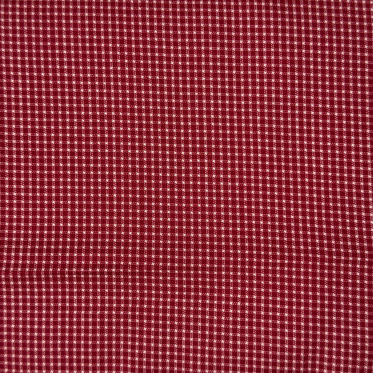 Red & White Checkered Cotton: 2.75 yds