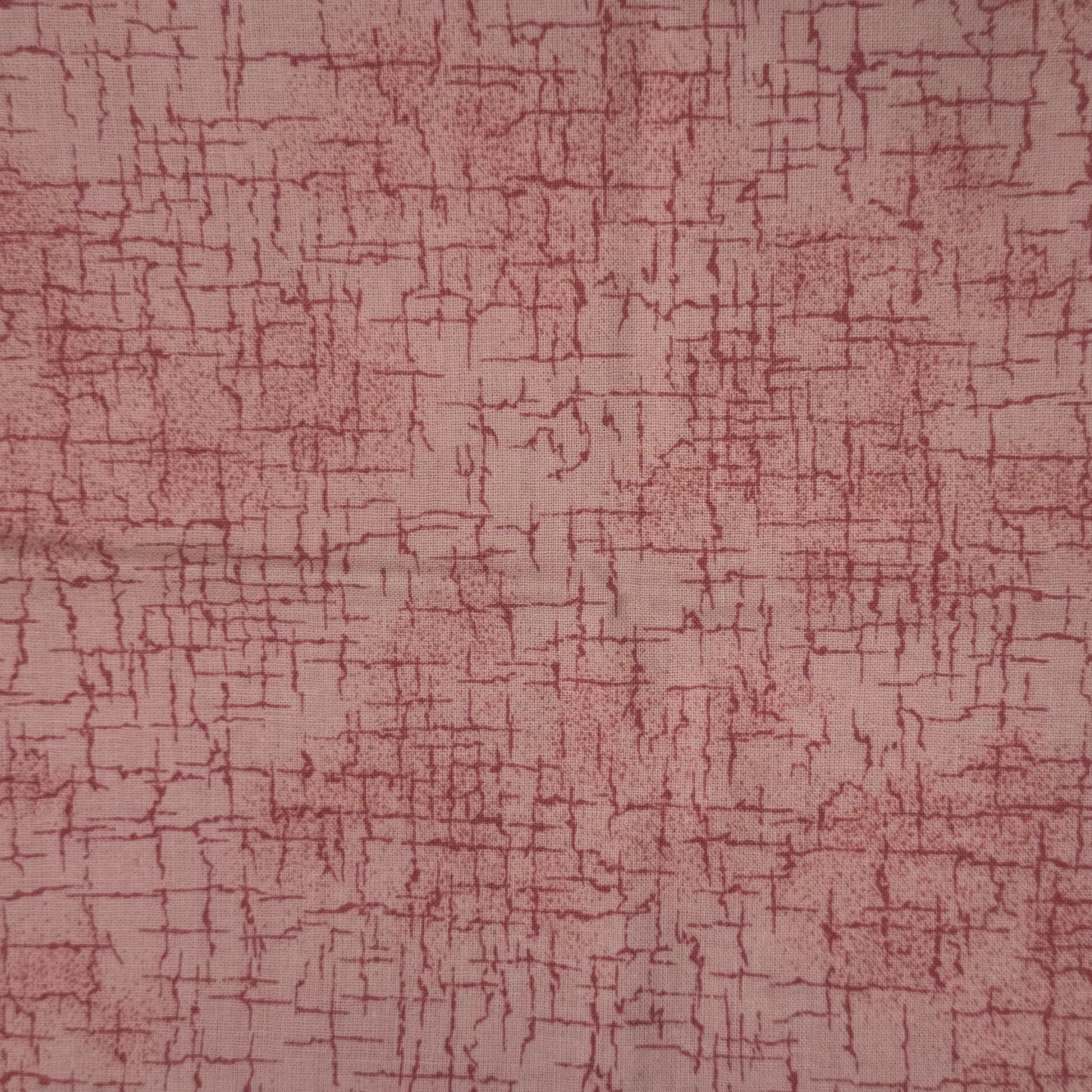 Pink Cracks Cotton Blend: 1 yd