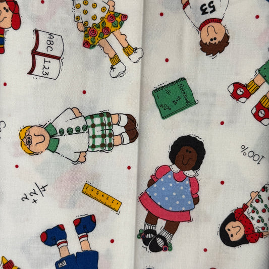 School Day Cotton: 1 yd