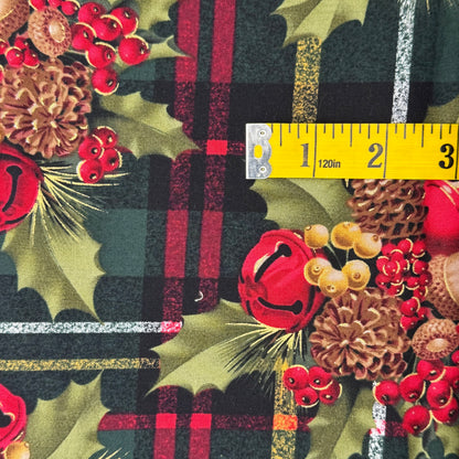 Christmas Plaid Cotton: 1.25 yds