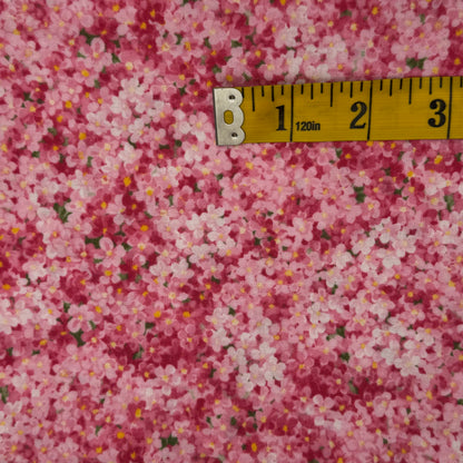 Pink Petals Cotton: 1.5 yds