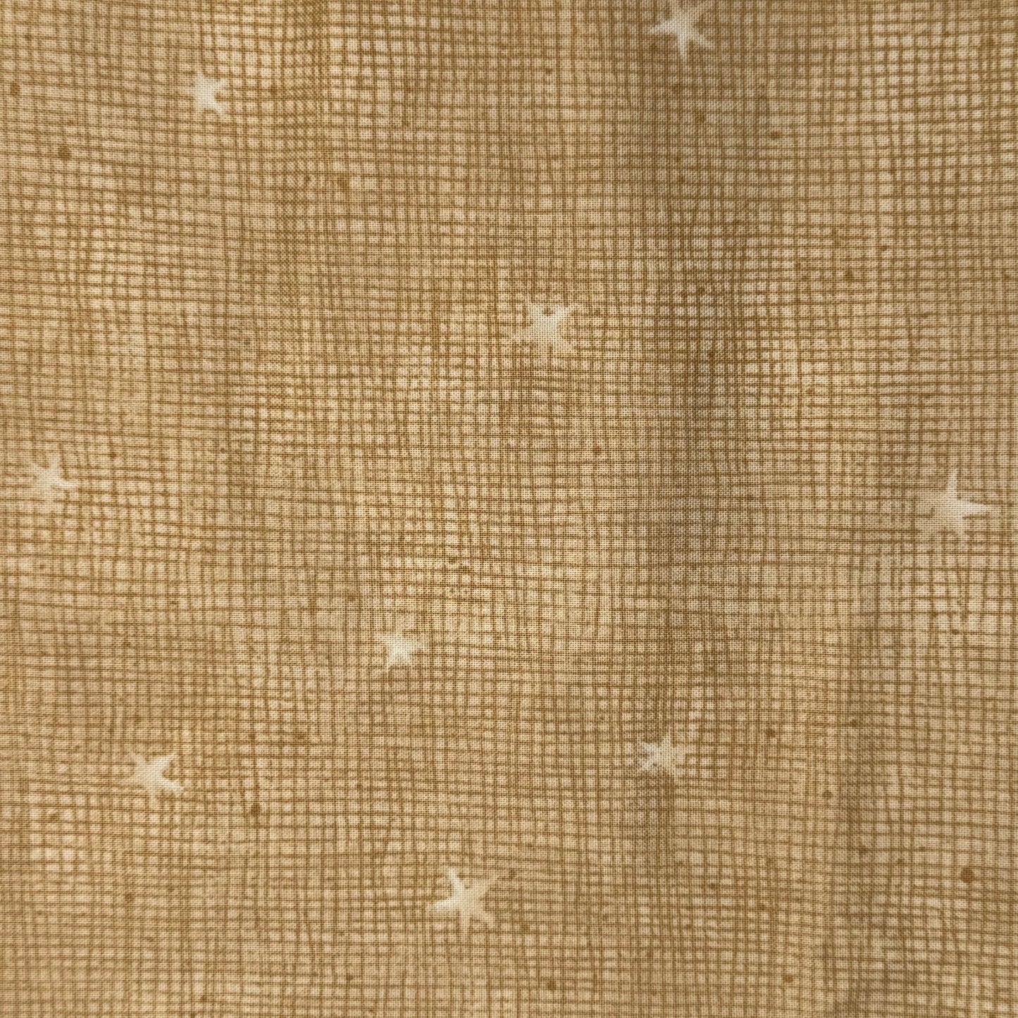 Crosshatches & Stars Cotton: 1 yd