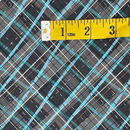 Diamond Plaid Cotton: 2 yds