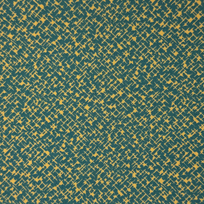 Green & Gold Abstract Cotton: 3 yds