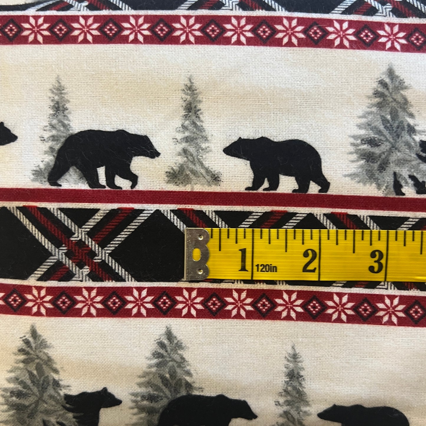 Black Bear Flannel: 2.5 yds
