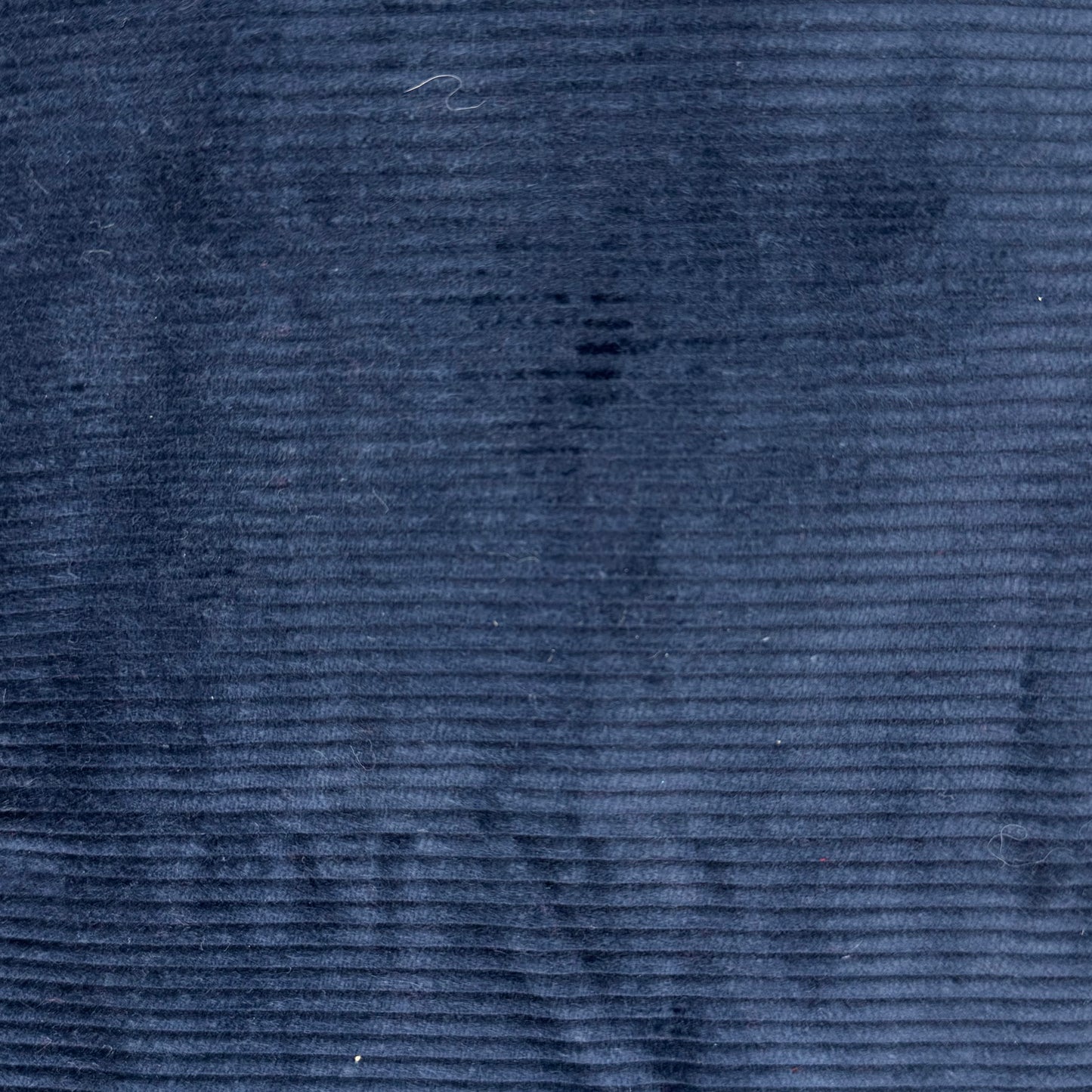 Navy Wide Wale Corduroy: 2 yds