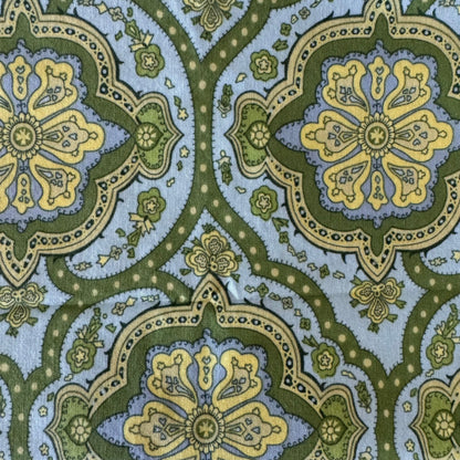 Blue Charm Cotton: 1 yd