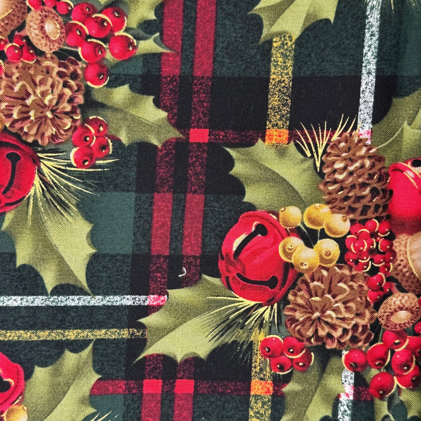 Christmas Plaid Cotton: 1.25 yds