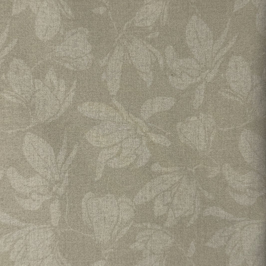 Two Tone Cream Subtle Floral Cotton: 2 yds