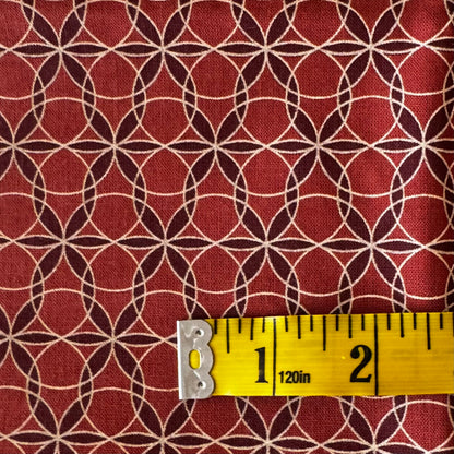 Interconnected Circles Cotton: 1 yd