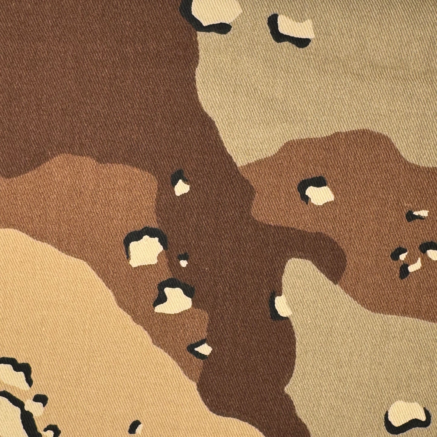 Desert Camo Cotton Canvas Blend: 2.25 yds