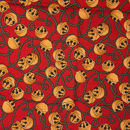 Hand Stitched Holiday Cotton: 1 yd