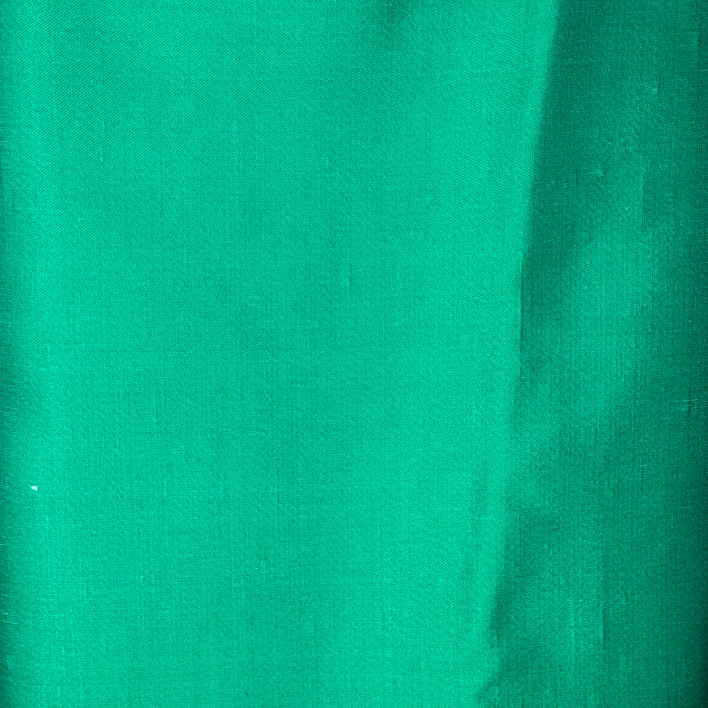 Medium Weight Green/Blue Crossweave Slubby Poly: 1.5 yds