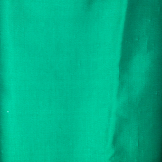 Medium Weight Green/Blue Crossweave Slubby Poly: 1.5 yds