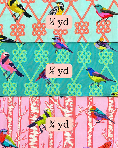 Tula Pink Birds Cotton Bundle