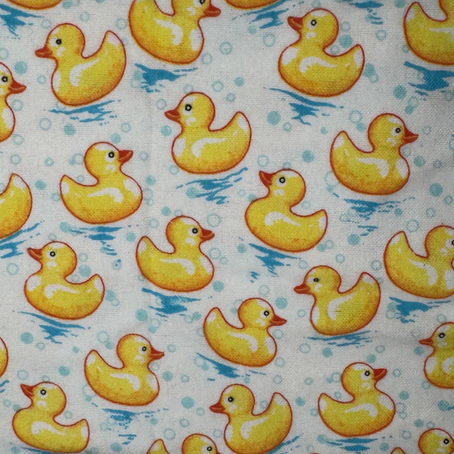 Rubber Ducky Brushed Cotton Blend: 2.5 yds