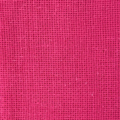Raspberry Pink Loose Weave Cotton: 1 yd