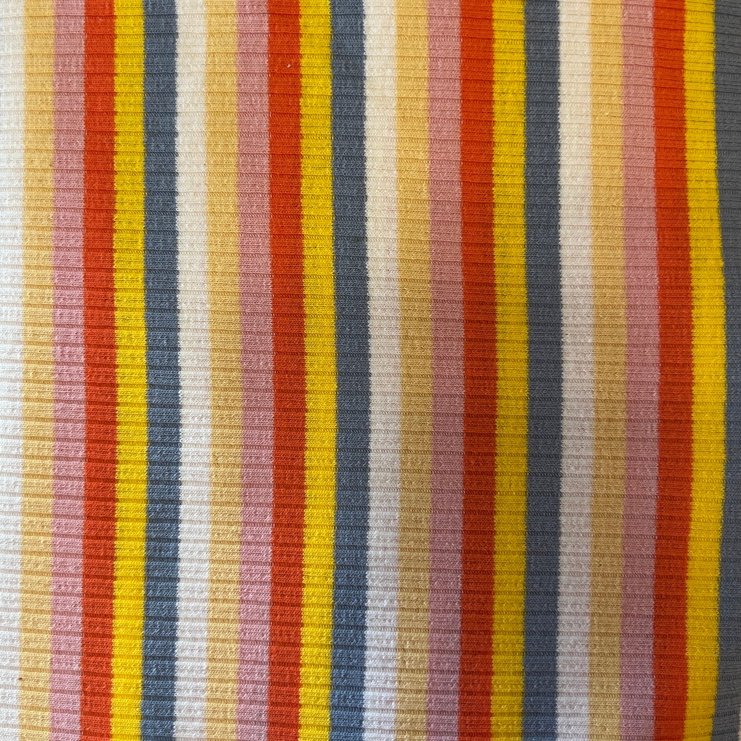 Striped Ribbed Knit: 3 yds