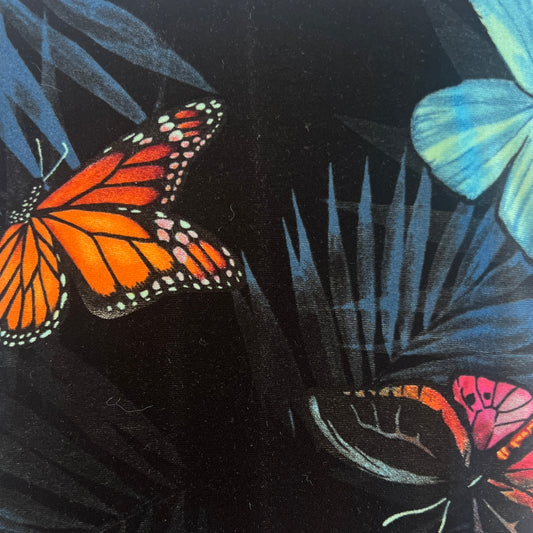 Butterflies Stretch Jersey: 3 yds
