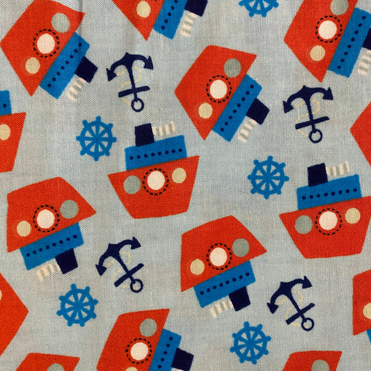 Ocean Liner Cotton 2 yds