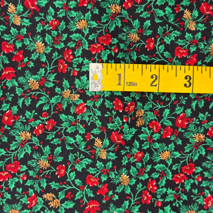 Holiday Florals Cotton: 2.5 yds