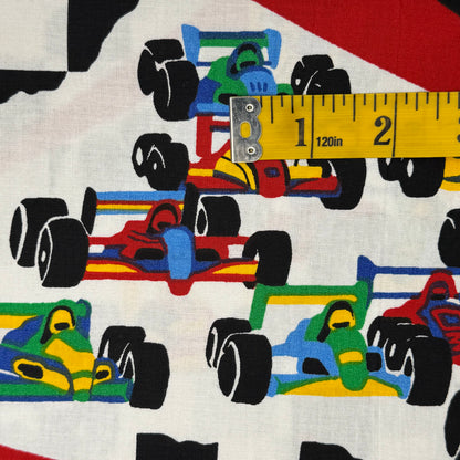 Racecar Cotton Blend: 1.25 yds