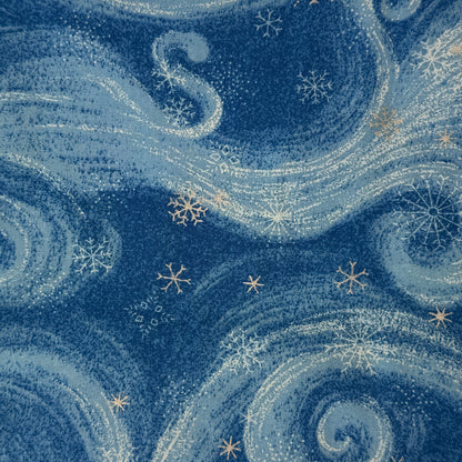 Winter Winds Cotton: 1 yd