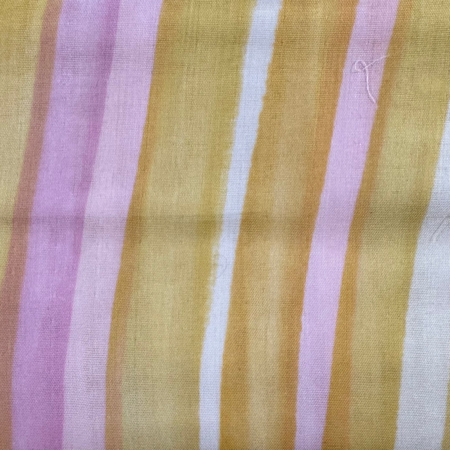 Purple, Pink & Yellow Brush Strokes Lightweight Cotton Blend: 1.5 yds