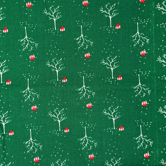 Trees & Presents Cotton Blend: 2 yds