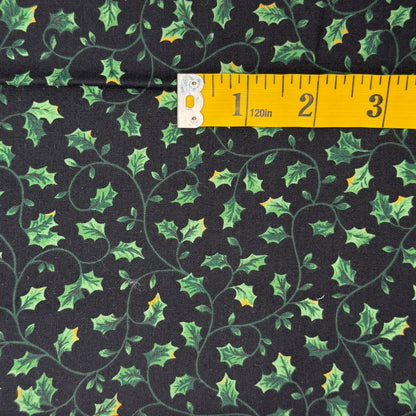Winding Leaves Cotton: 1 yd