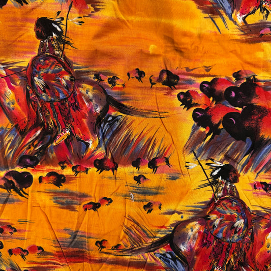A Western Scene Lightweight Cotton Blend: 2 yds