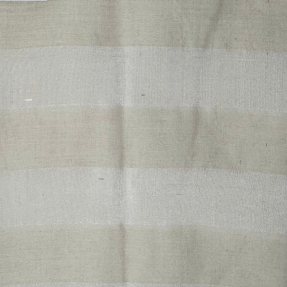 Sheer Ivory Shadow Stripe Cotton/Rayon Blend: 2 yds